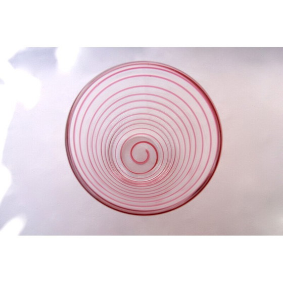 Image 1 of Vintage ChupaChups roze vaas uit Murano Italië 1970