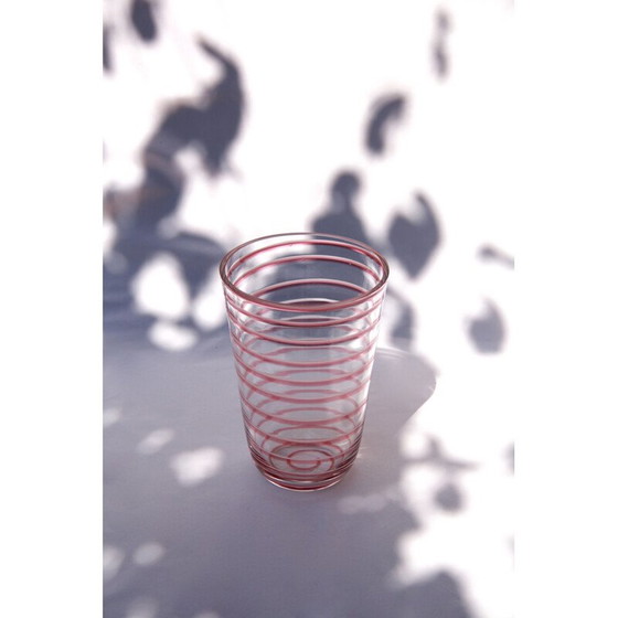 Image 1 of Vintage ChupaChups roze vaas uit Murano Italië 1970