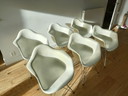 6x Vitra Eames Dar Eetkamerstoel