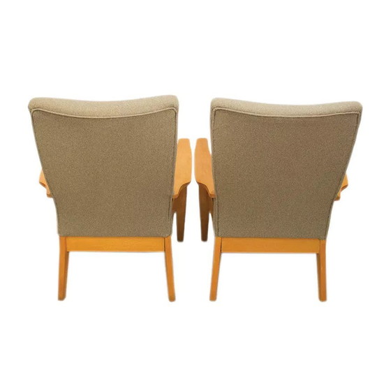 Image 1 of Brits Model Pk988/1023 Fauteuils Van Parker Knoll, 1960S, Set Van Twee