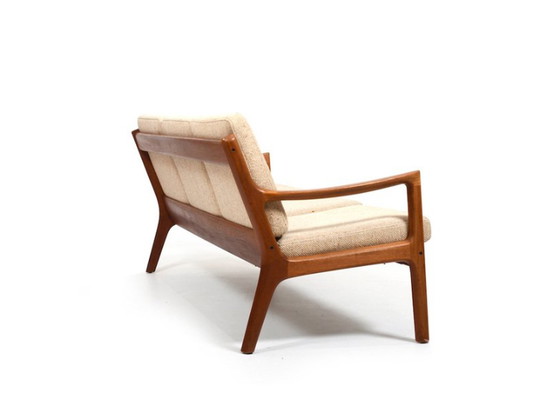 Image 1 of Driezits Senator Sofa in teak van Ole Wanscher voor France & Søn