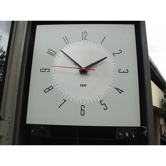 Image 1 of Vintage Ibm long clock master elektromechanische klok, 1960