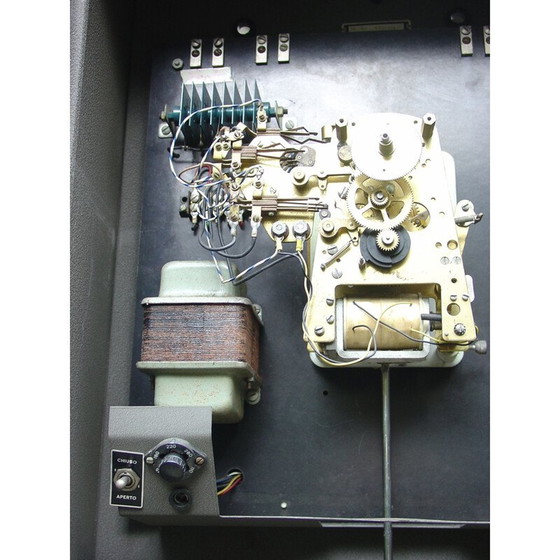 Image 1 of Vintage Ibm long clock master elektromechanische klok, 1960