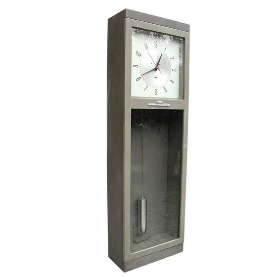 Image 1 of Vintage Ibm long clock master elektromechanische klok, 1960