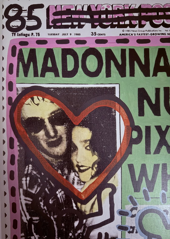 Image 1 of Andy Warhol: "Madonna And Sean Penn'S Wedding Gift, 1985".