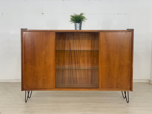 Mid Century hoge kast woonkamer vintage