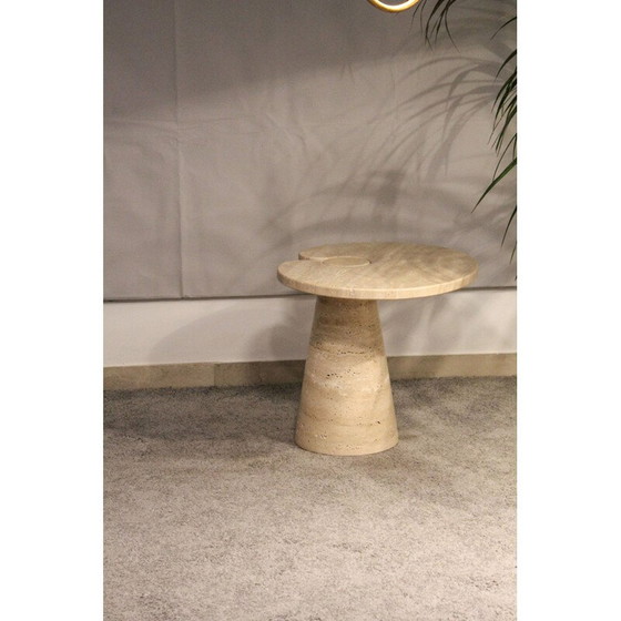 Image 1 of Vintage salontafel in wit Carrara marmer, Italië 1970