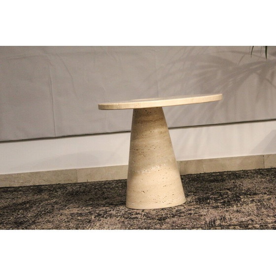 Image 1 of Vintage salontafel in wit Carrara marmer, Italië 1970