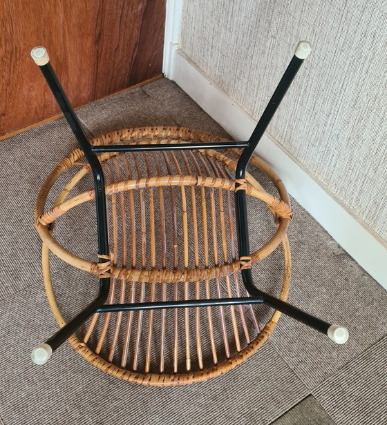 Image 1 of Vintage Rotan Stoeltje