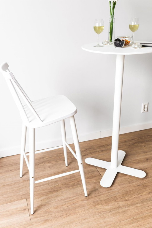 Issie Olize barkruk-Hoog 75 cm- Wit – barkrukken, Metal, Plastic, Scandinavian (photo 2 of 7)
