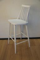 Issie Olize barkruk-Hoog 75 cm- Wit
