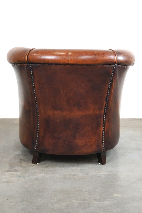 Image 1 of Schapenleren clubfauteuil 