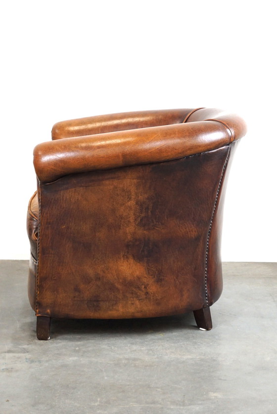 Image 1 of Schapenleren clubfauteuil 