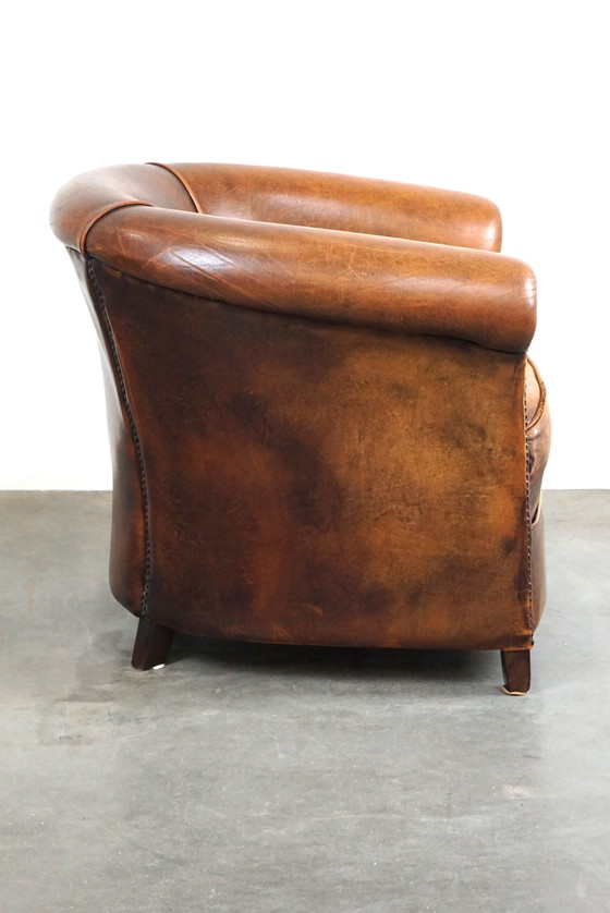 Image 1 of Schapenleren clubfauteuil 