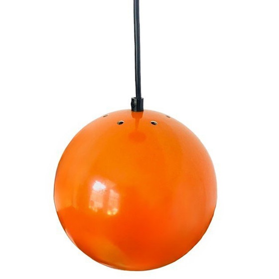 Image 1 of Space age eyeball hanglampje GEPO oranje 1970's