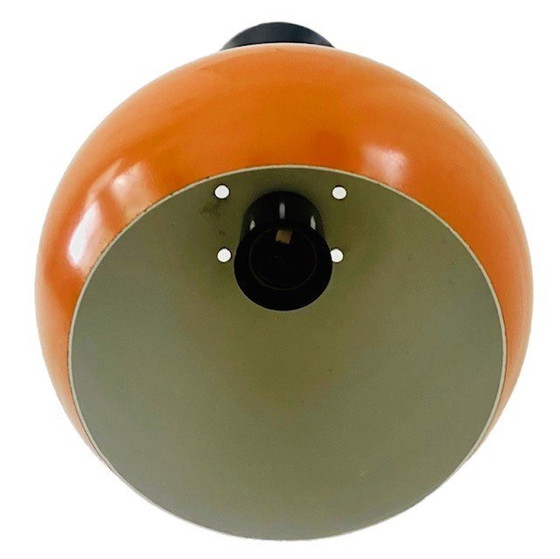 Image 1 of Space age eyeball hanglampje GEPO oranje 1970's