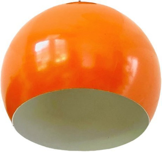 Image 1 of Space age eyeball hanglampje GEPO oranje 1970's