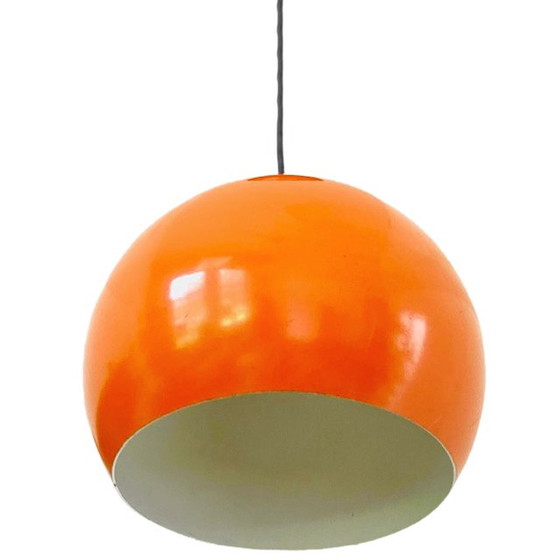 Image 1 of Space age eyeball hanglampje GEPO oranje 1970's