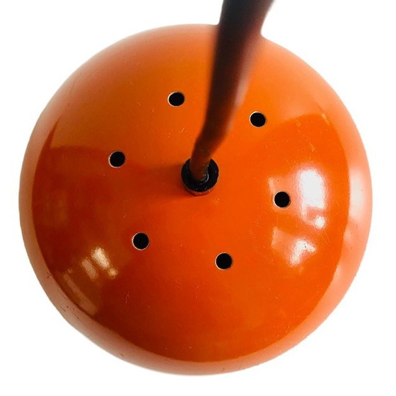 Image 1 of Space age eyeball hanglampje GEPO oranje 1970's