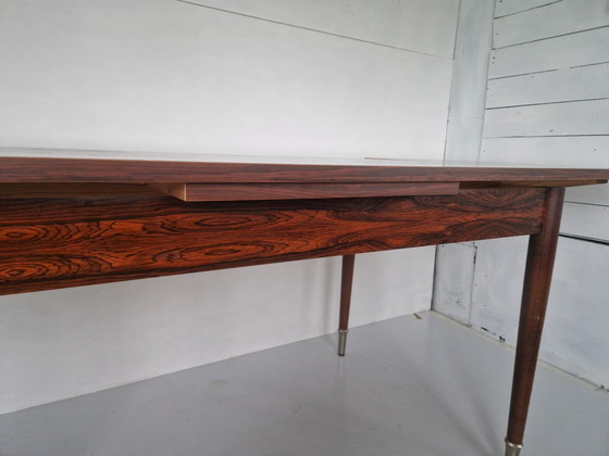 Image 1 of Vintage Uitschuifbare Pallisander Eettafel