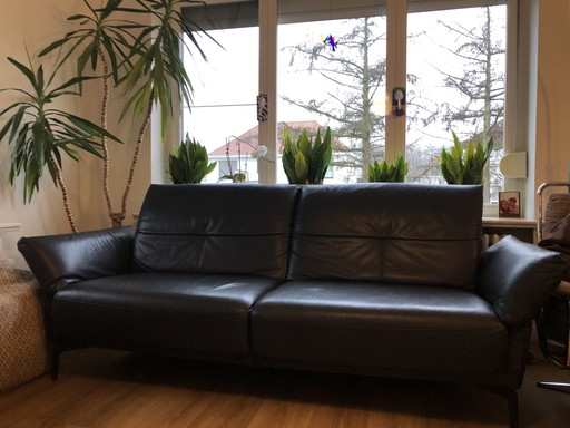 3-Zit Sofa Luxe-Leder Donkerblauw