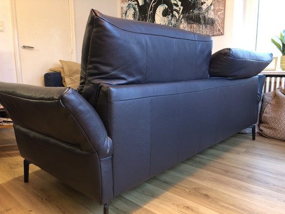 Image 1 of 3-Zit Sofa Luxe-Leder Donkerblauw
