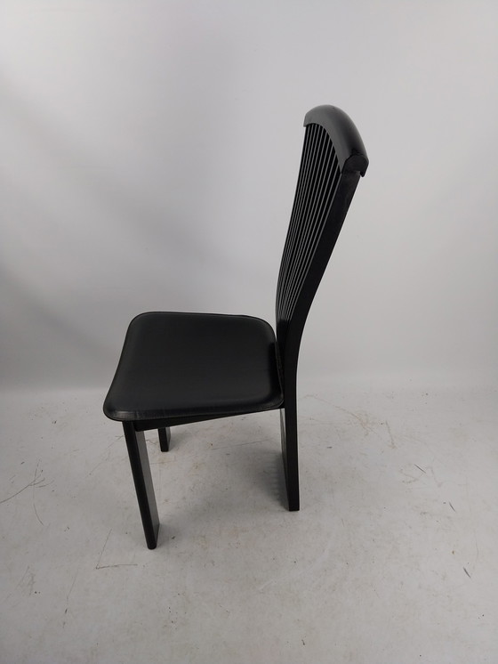 Image 1 of 4 x eetkamerstoelen made in italy door Pietro Constantini 1980s 