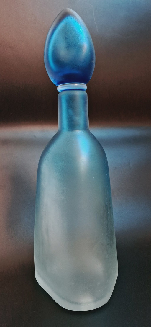 50'S Gino Cenedese Gesigneerde Grote Murano Glazen Coroso Fles