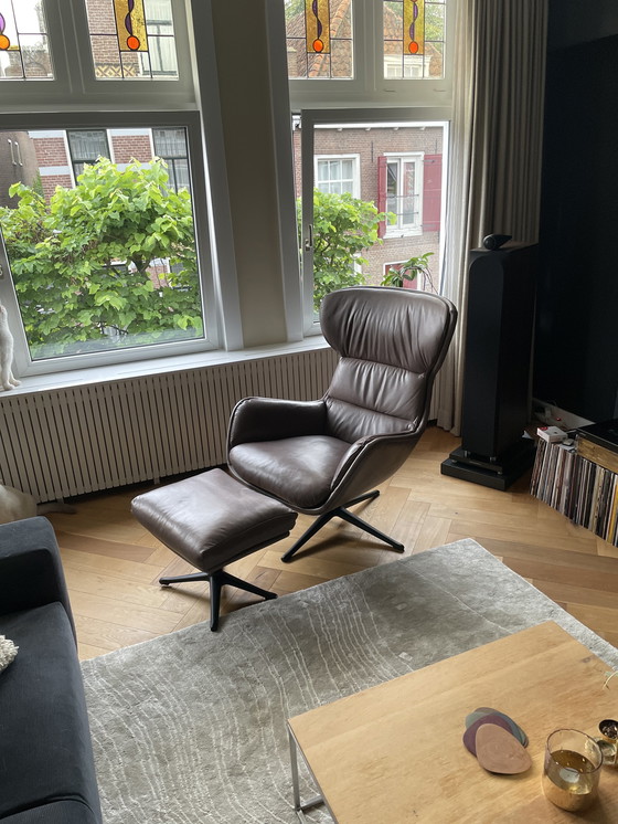 Image 1 of Boconcept Reno fauteuil met voetenbankje