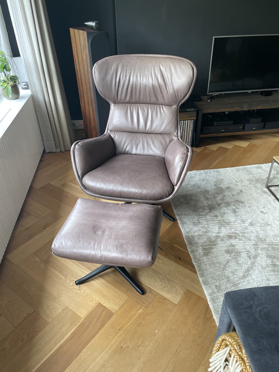 Image 1 of Boconcept Reno fauteuil met voetenbankje