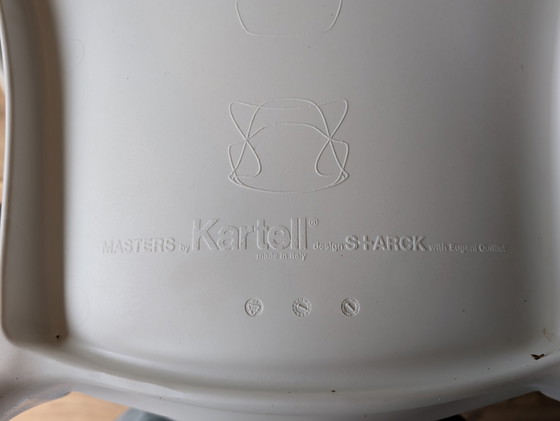 Image 1 of 2x Kartell Masters Stoelen, Wit