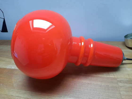 Image 1 of Rode vintage lamp