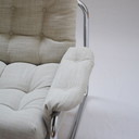 Vintage Design Johan Bertil Buisframe Fauteuil Zweden 1970