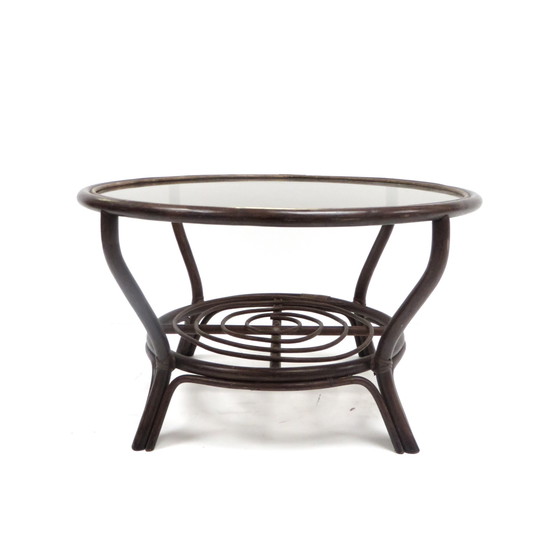 Image 1 of Vintage rotan salontafel