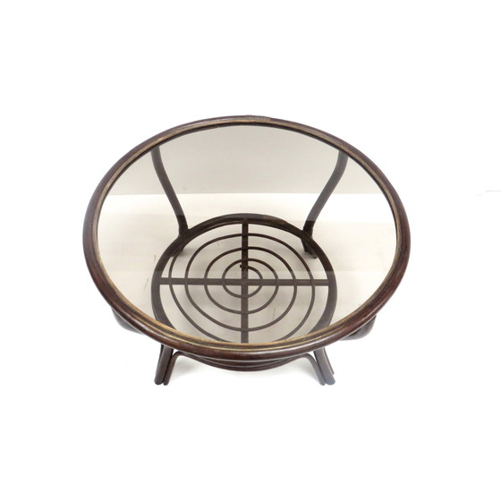 Image 1 of Vintage rotan salontafel