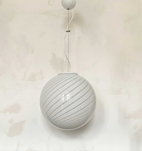 Image 1 of Vintage Globe hanglamp