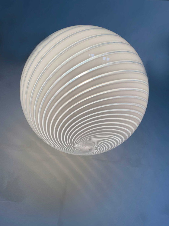 Image 1 of Vintage Globe hanglamp