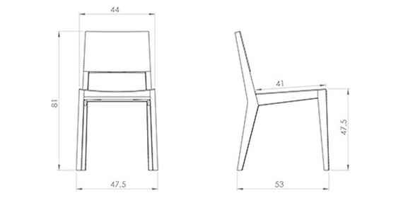 Image 1 of 3x De Vorm Wood me chair