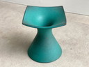 Vintage jaren 70 Nederlandse Cor Unum turquoise keramische vaas
