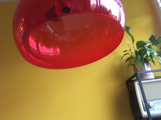 Image 1 of Kartell FL/Y Red lamp