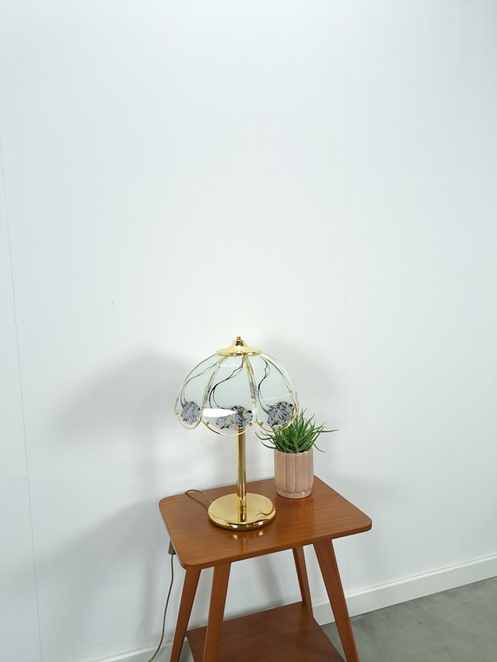 Image 1 of AF Cinquanta vintage tafellamp - glas goud