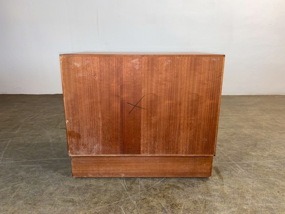 Image 1 of HW kleine ladekast, nachtkastje, bijzettafel Bramin teak midcentury