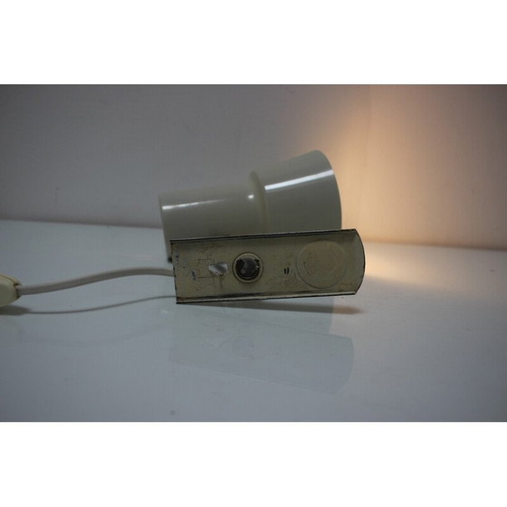 Image 1 of Vintage metalen en chromen wandlamp van Josef Hurka voor Napako, Tsjecho-Slowakije 1960