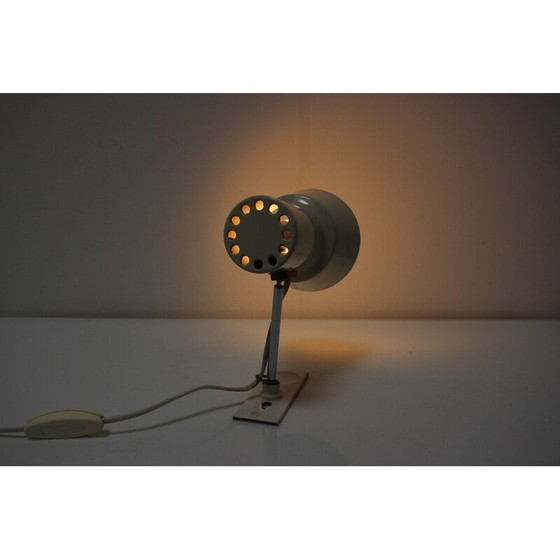 Image 1 of Vintage metalen en chromen wandlamp van Josef Hurka voor Napako, Tsjecho-Slowakije 1960
