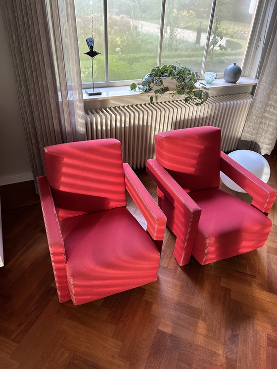 Image 1 of 2x Cassina Rietveld Utrecht fauteuils