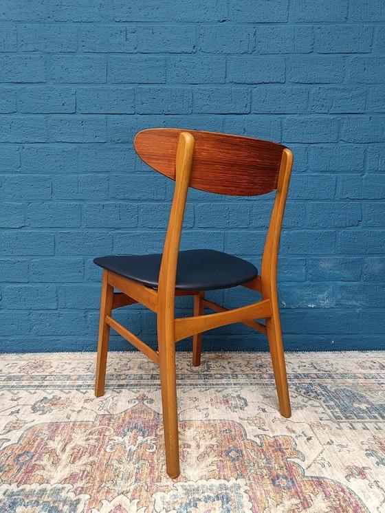 Image 1 of 4x Vintage Deense Stoelen