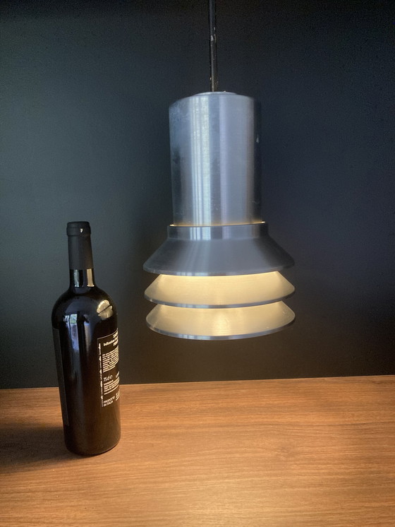 Image 1 of Vintage Space Age Aluminium Hanglamp