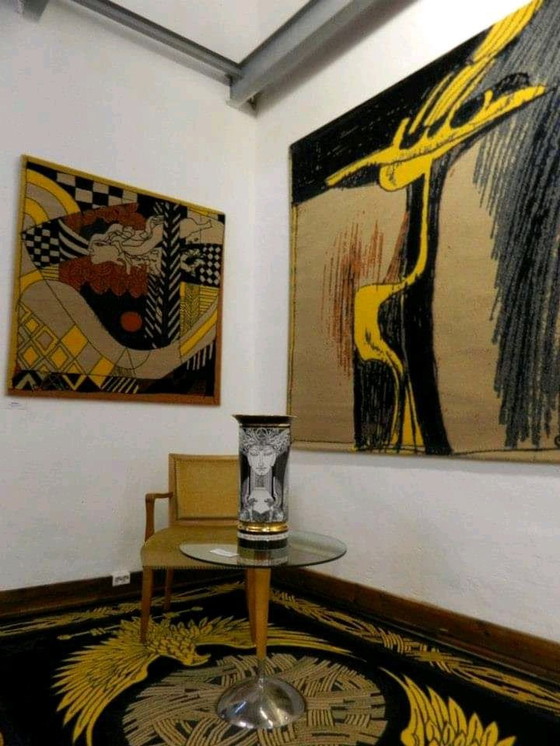 Image 1 of Limited Edition Tapijt van Endre Szasz, 200X200 Cm