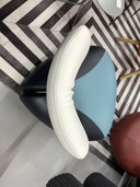 Leolux Pallone fauteuil blauw leer 