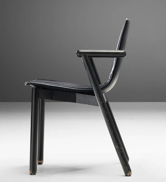 Image 1 of 6x Cassina Magistretti Eetkamerstoelen